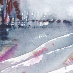 'Hommik' II, akvarell