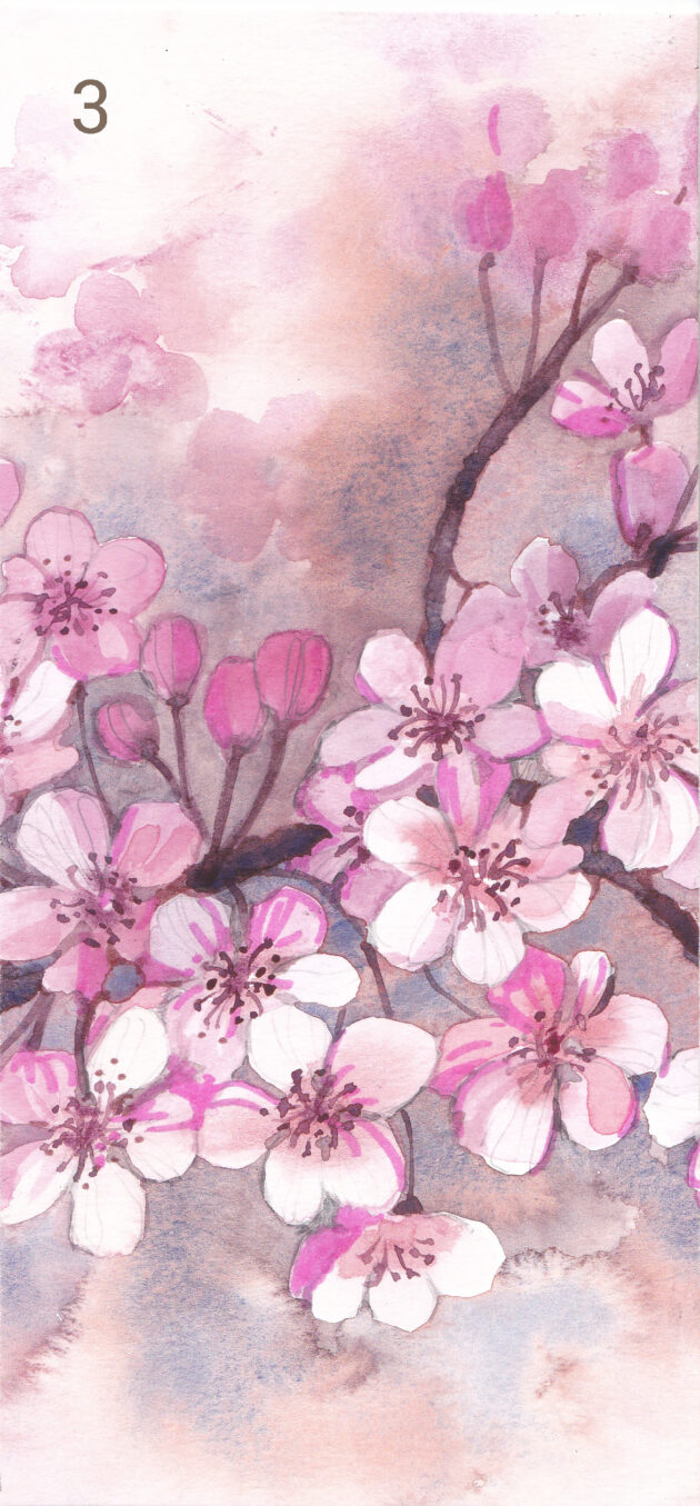 Pidulikud kaardid akvarellis