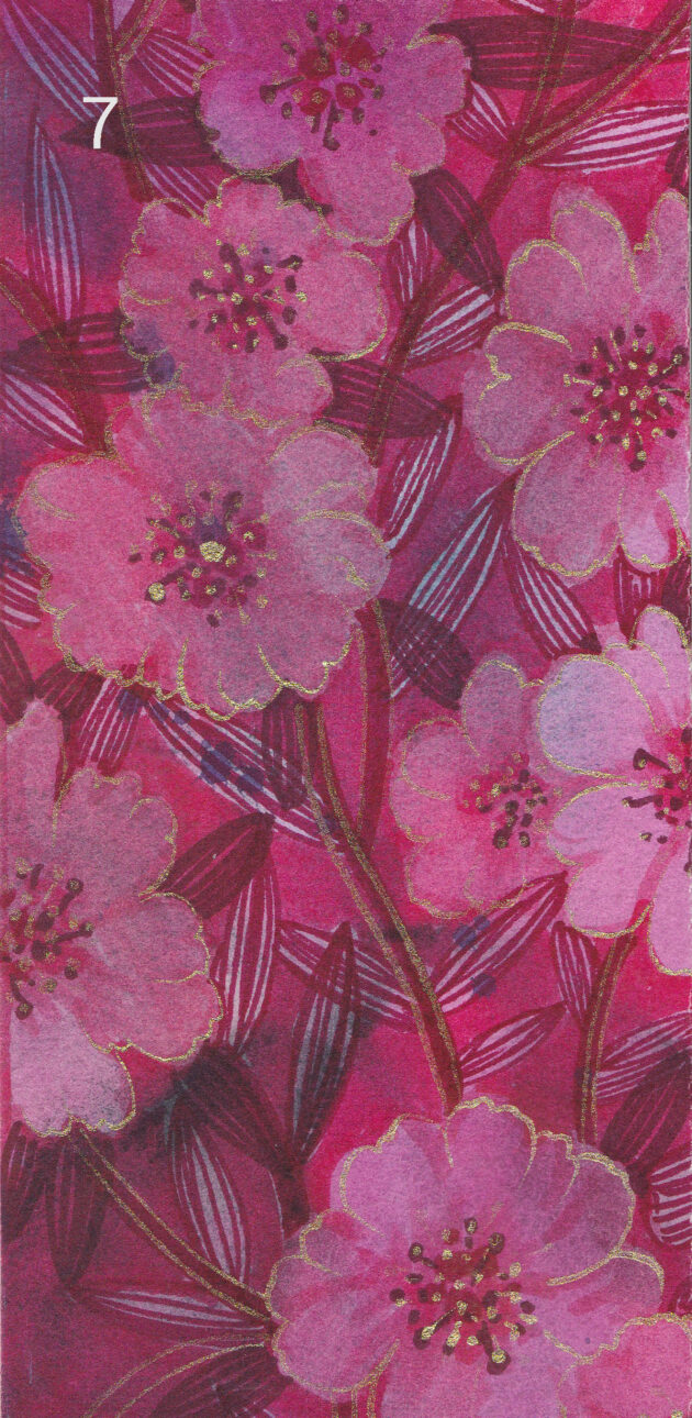 Pidulikud kaardid akvarellis