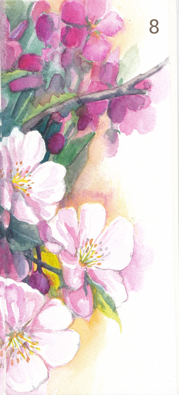 Pidulikud kaardid akvarellis