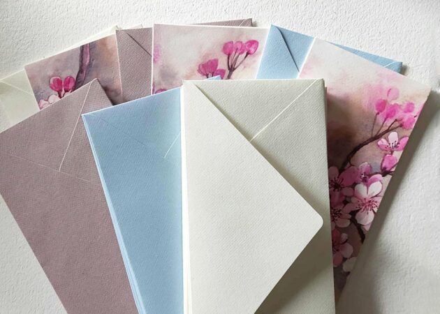 Pidulikud kaardid akvarellis