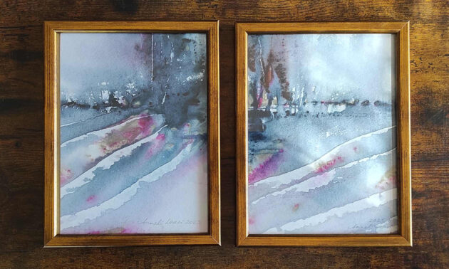 'Hommik' II, akvarell