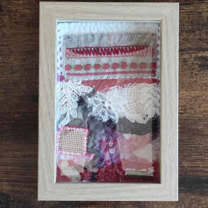 'Peatus ajas' I  tekstiilmaal