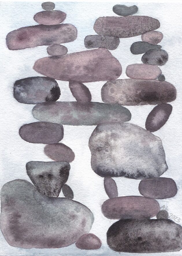 'Tasakaal' III, akvarell