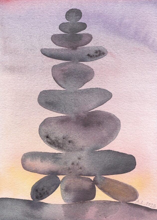 'Tasakaal' I, akvarell