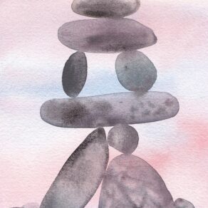 'Tasakaal' II, akvarell