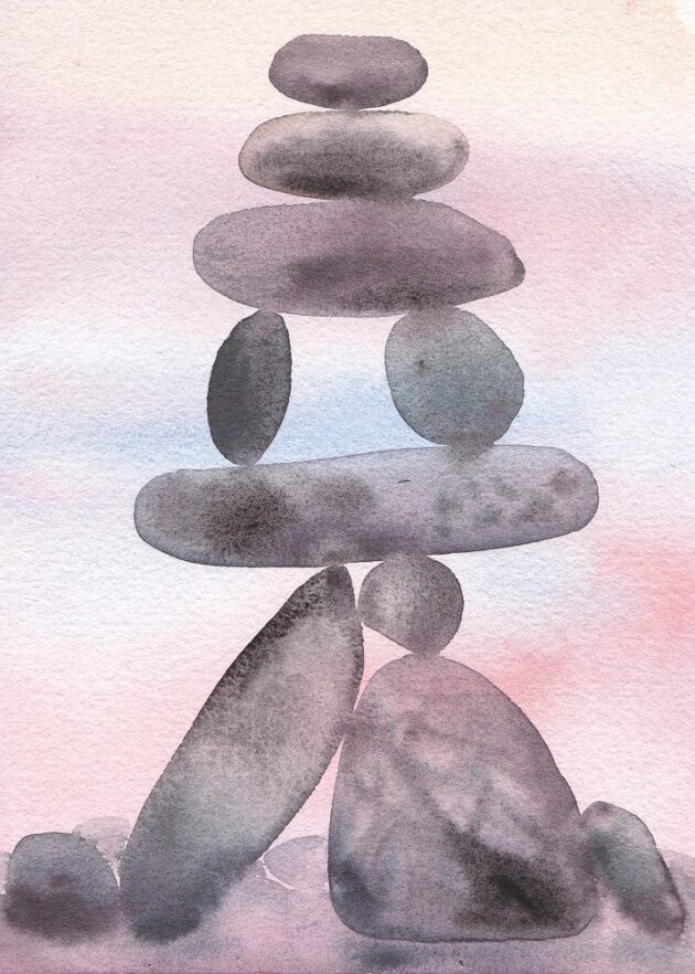 'Tasakaal' II, akvarell